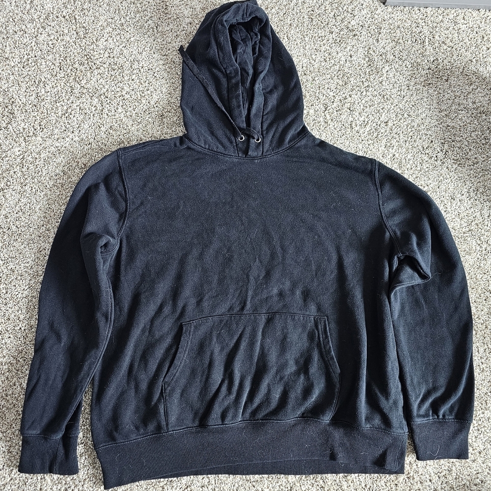 Goodfellow & Co Black Hoodie | Classic Fit Pullover Sweatshirt | Men’s XXL